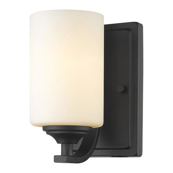 Z-Lite Bronze Bordeaux Single Light 8-1/2 High Wall Sconce" 435-1S-BRZ